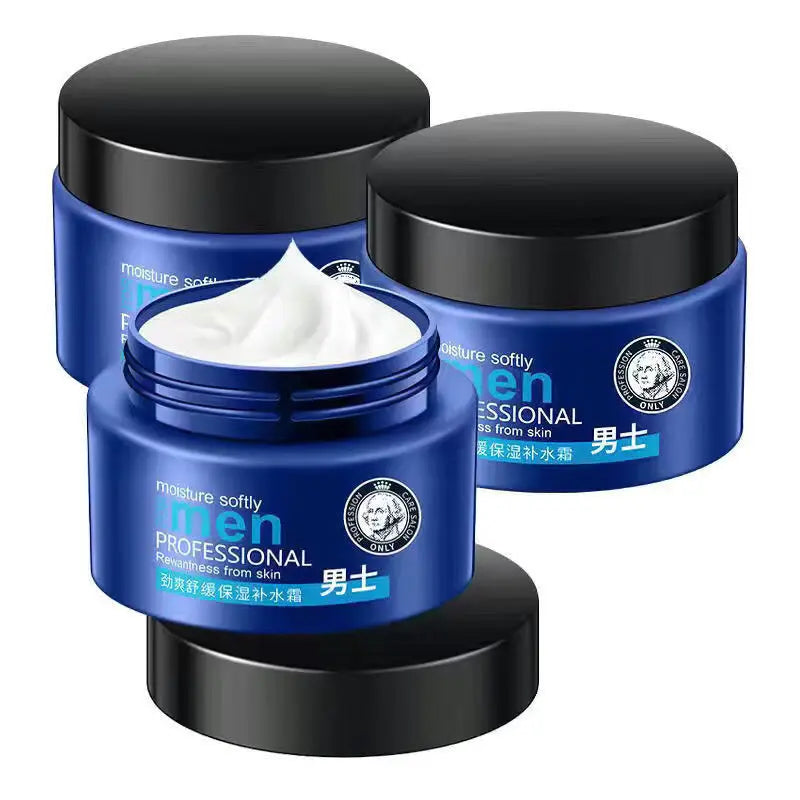 Men Moisturizing Face Cream Hydrating Oil Control Shrink Pores Acne Treatment Creams Men's Facial Cream Man Skin Care Products